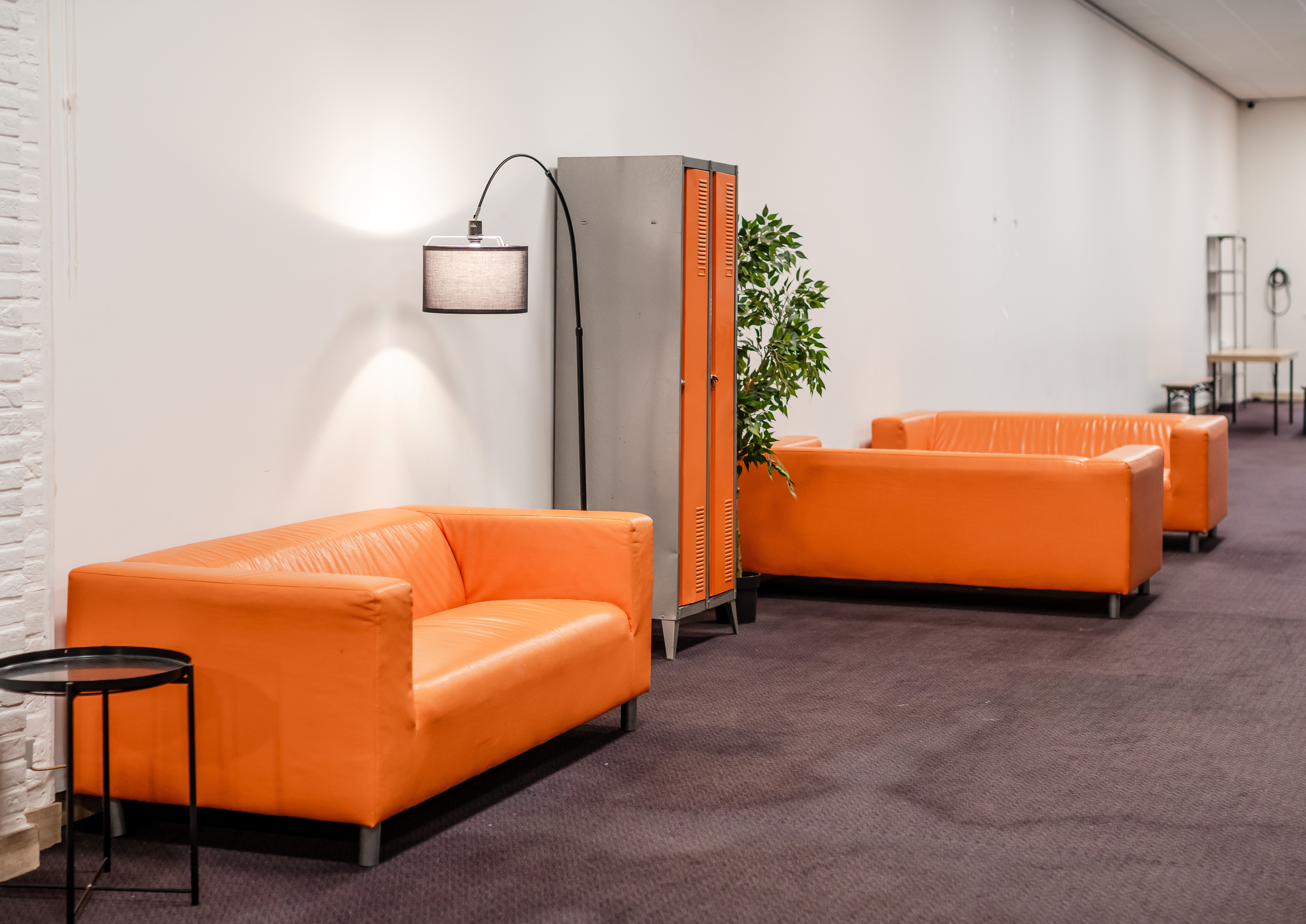 Zicht op interieur Corso