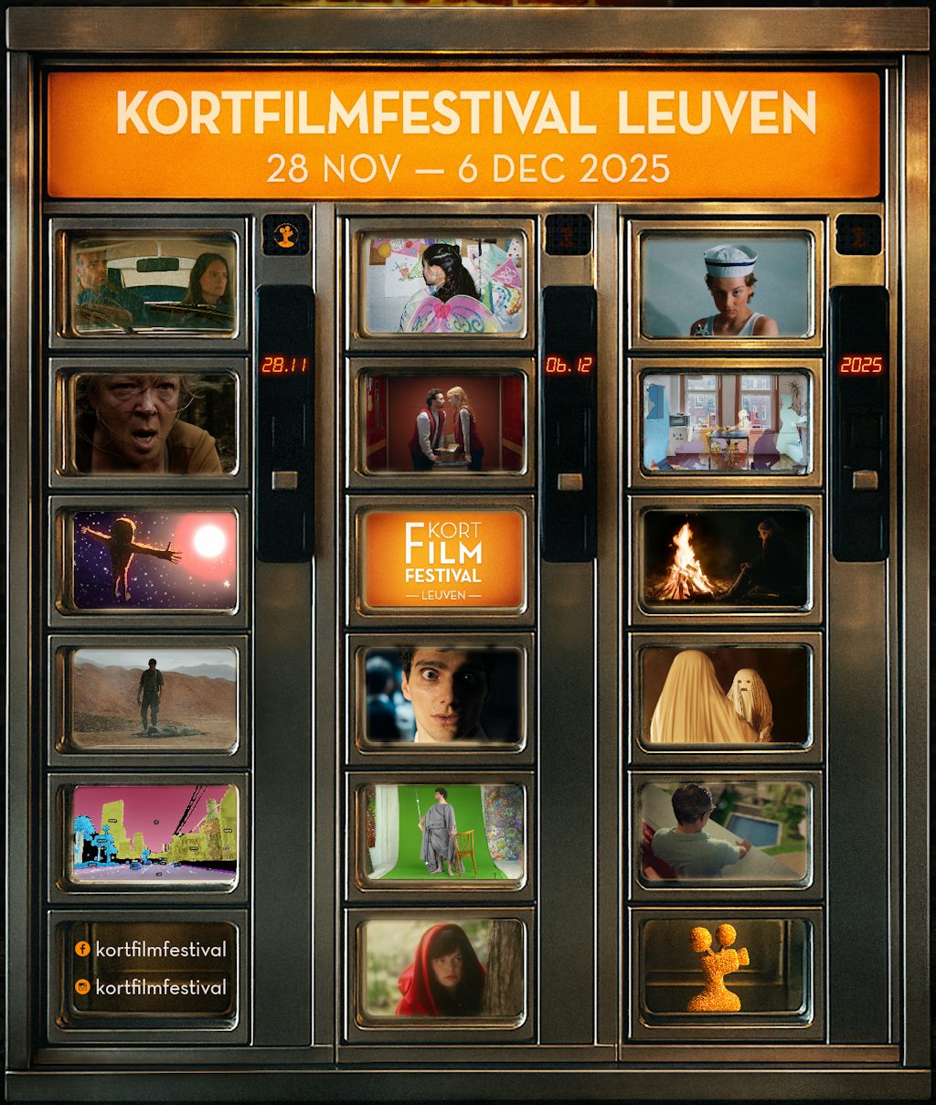 deAuteurs is talrijk vertegenwoordigd op Kortfilmfestival Leuven 2025, met leden in verschillende competities, een scenarioprijs en rondetafels voor young professionals.