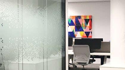 Kunst in de nieuwe kantoren van Febelfin