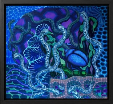 Scarabee in search of the dung heap