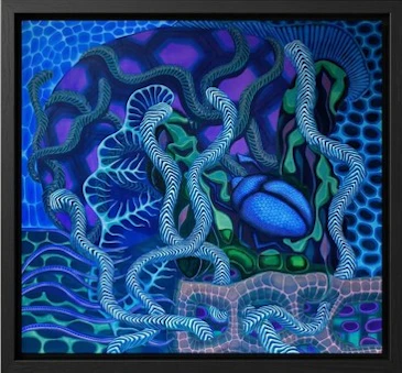 Scarabee in search of the dung heap