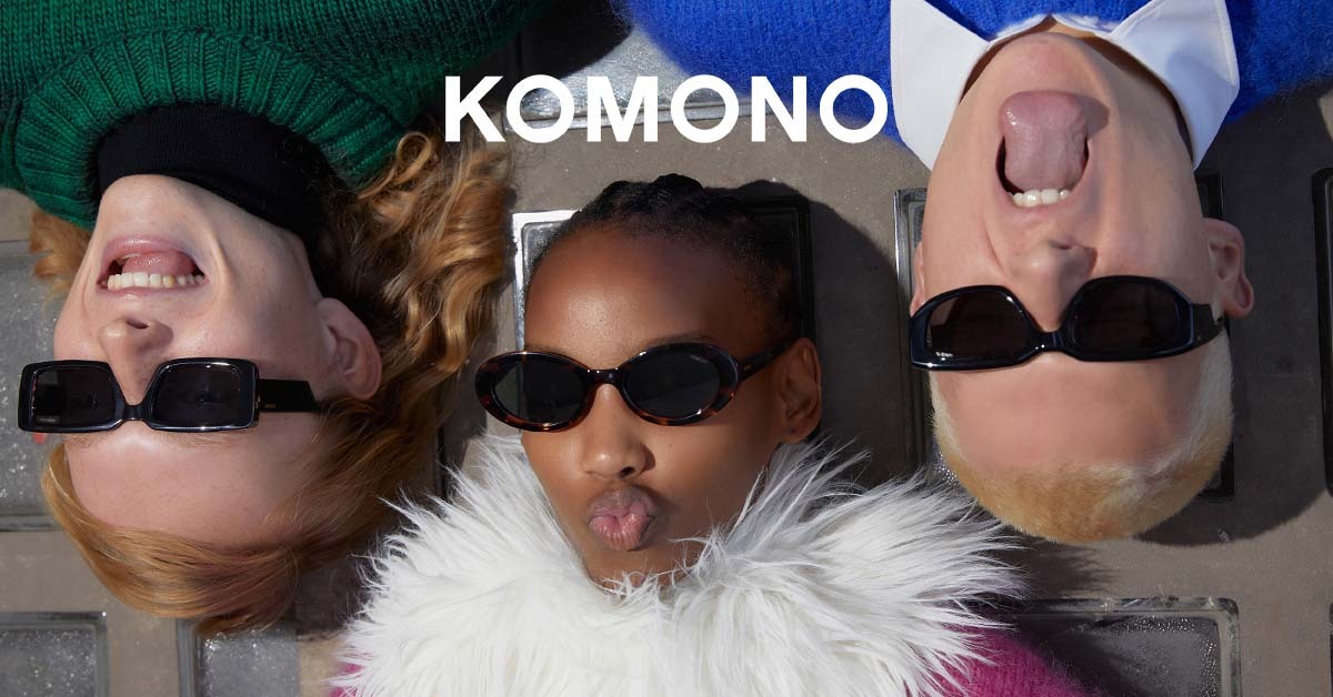 Occhiali hot sale komono uomo