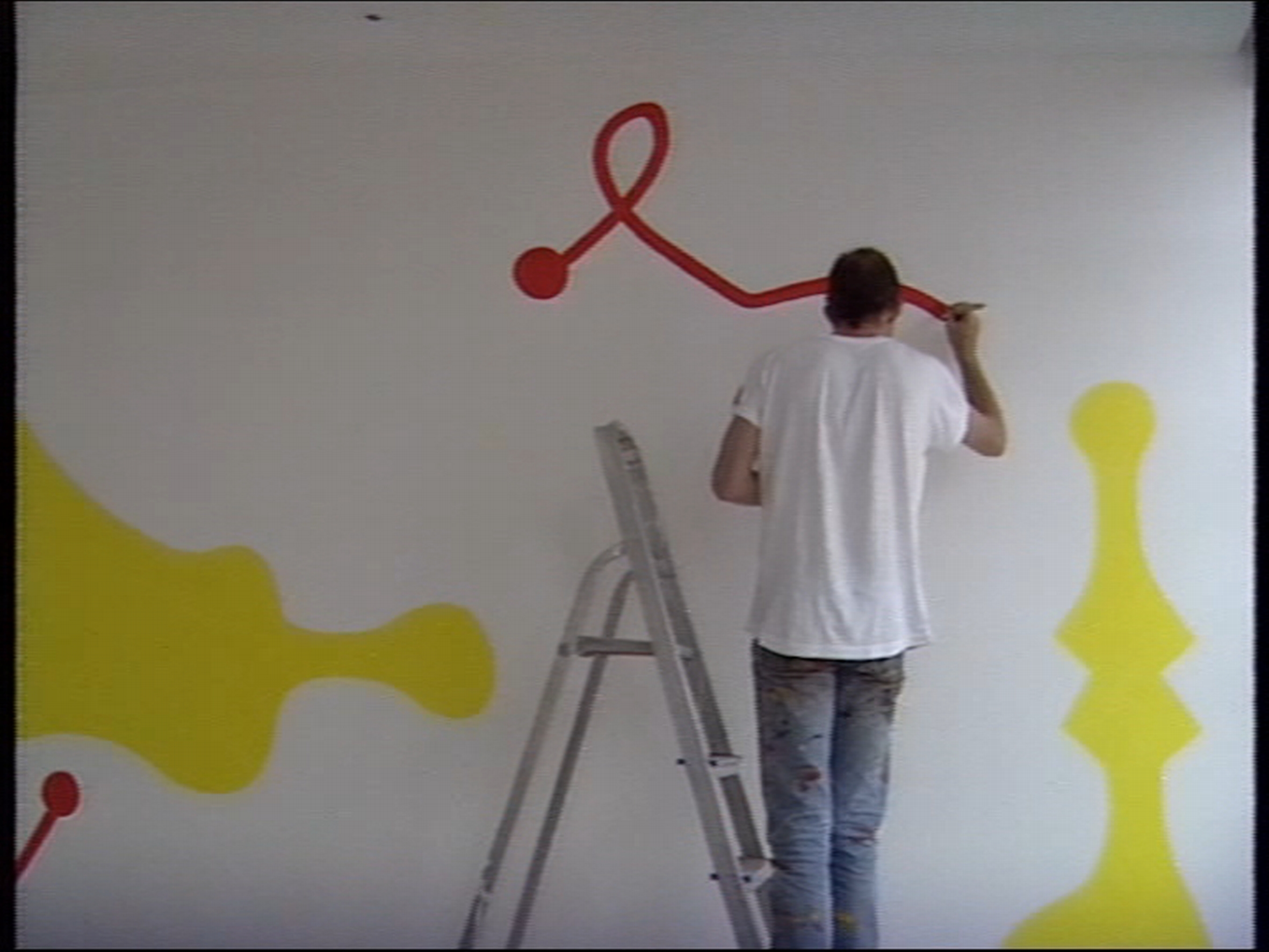 Keith Haring - M HKAFE schildering