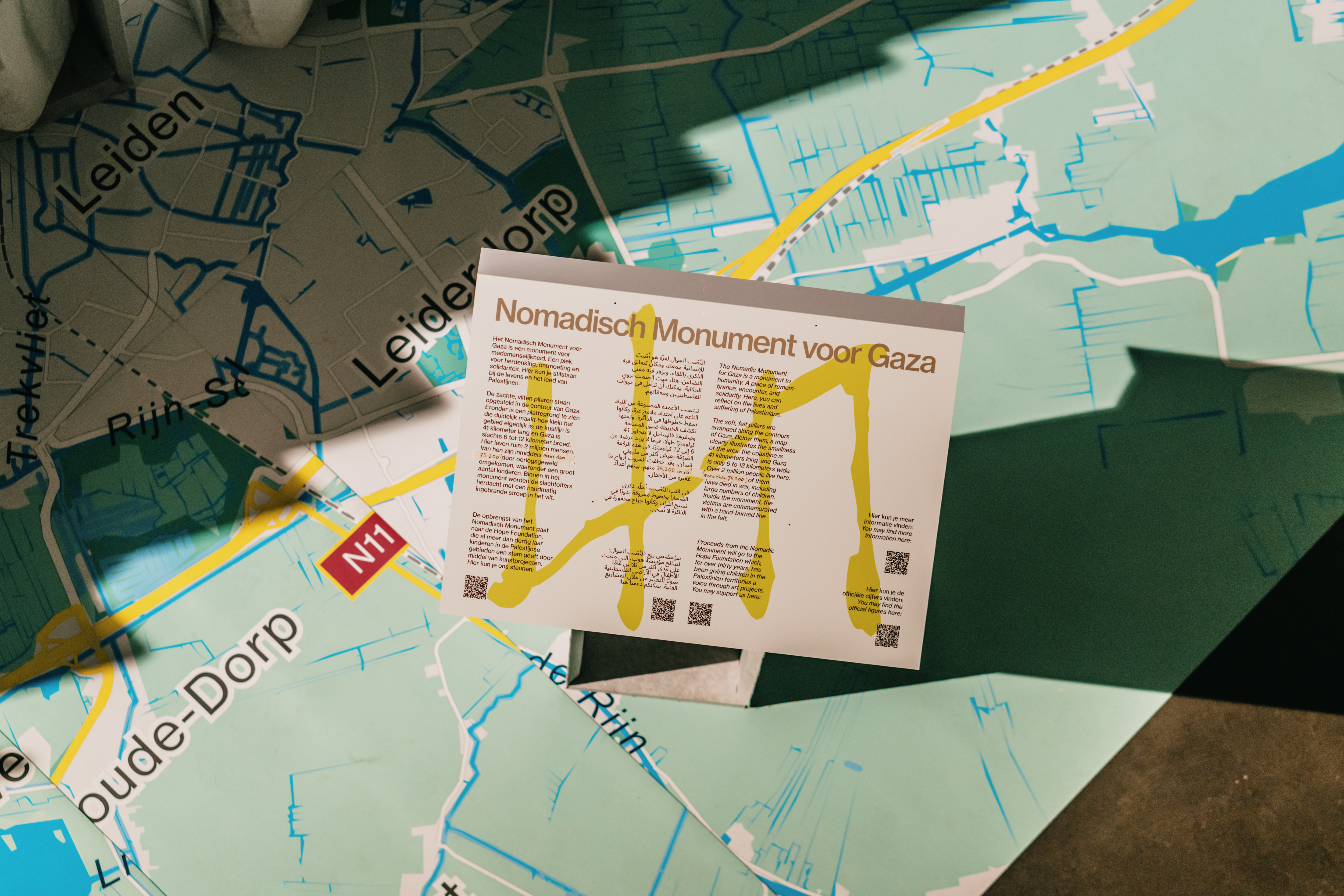 Nomadisch Monument voor Gaza
