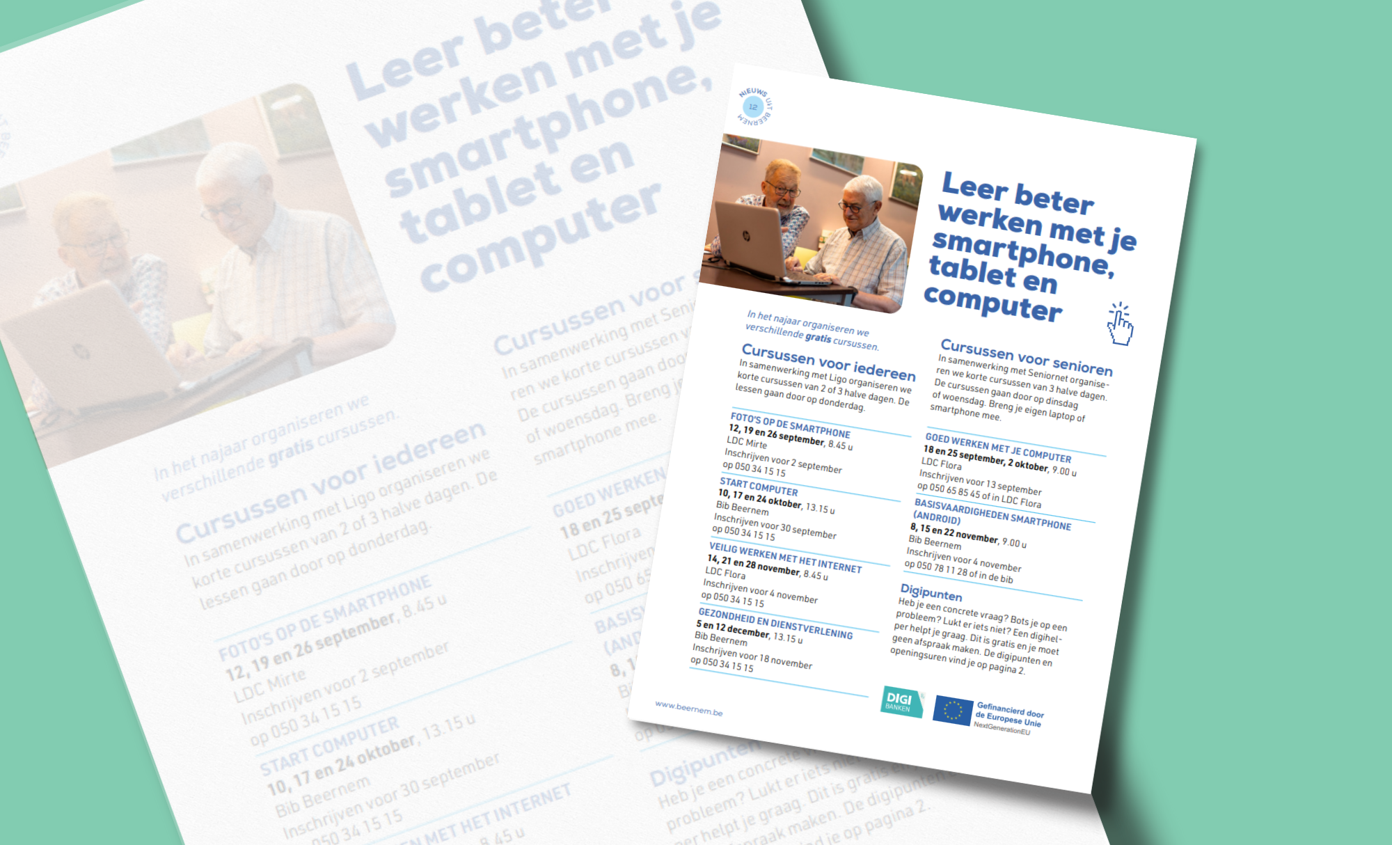 gemeente Beernem - promo voor Ligo-cursussen