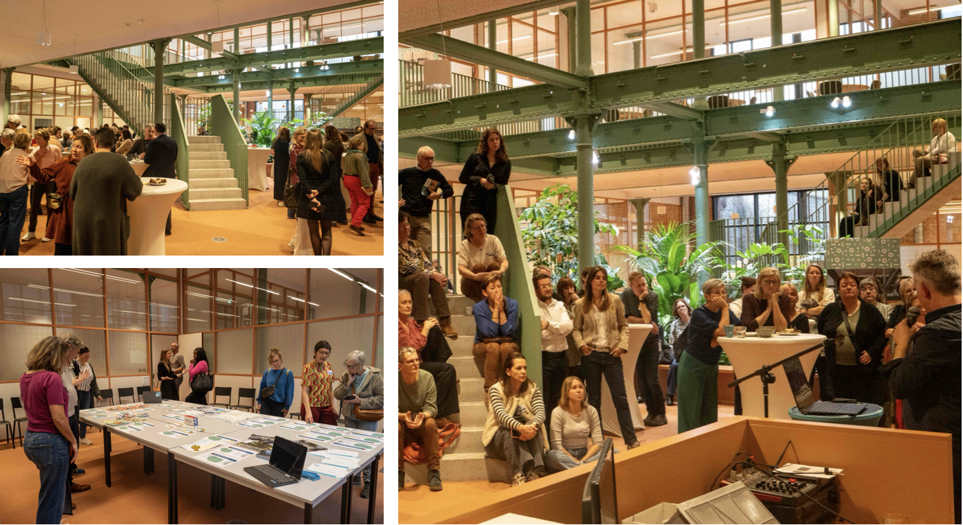 Gecommuniceerd in de sector Collage met afbeeldingen van nieuwe locatie in Aalst.