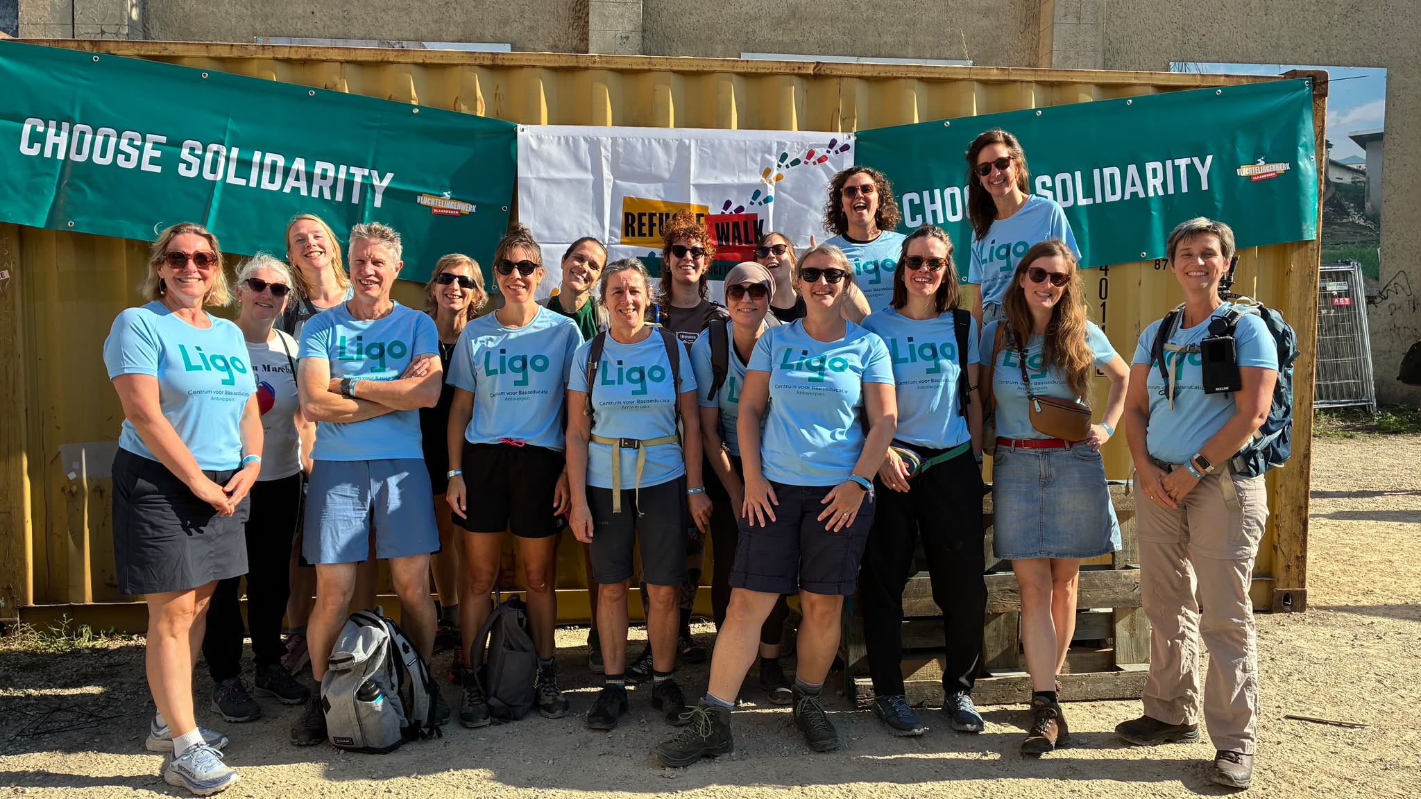 Team Antwerpen voor de Refugee walk