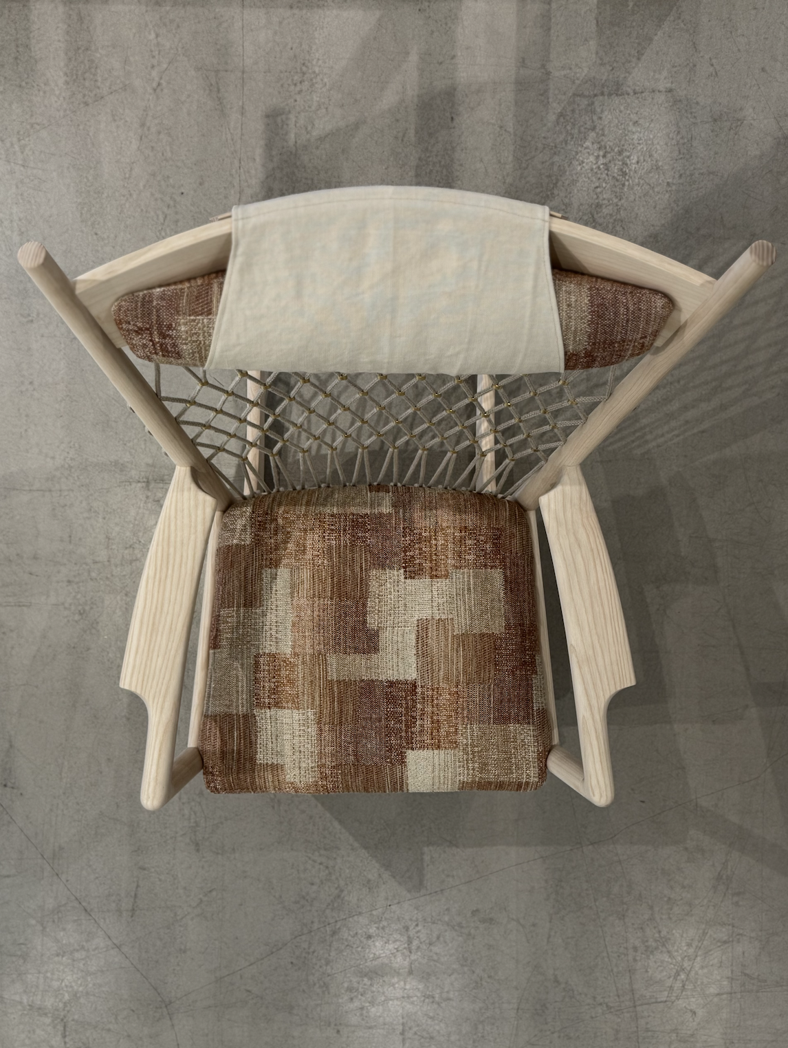 Circle Chair by PP Mobler upholstered in Manduka from the Azimuth fabric collection 2026 by Designs of the Time