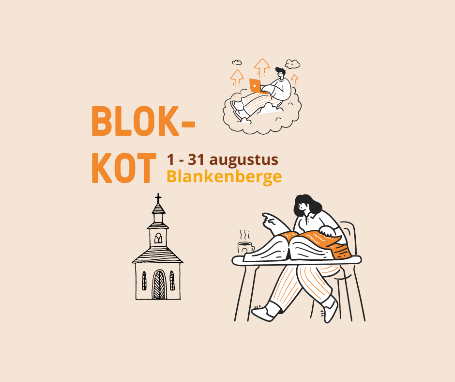 Illustratie van studenten die aan het studeren zijn