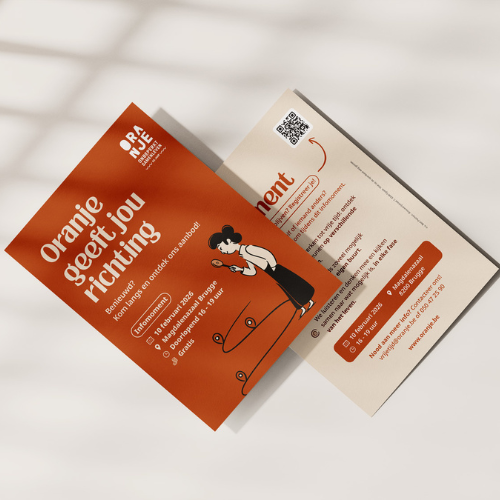 Een afbeelding van de flyer over het infomoment.