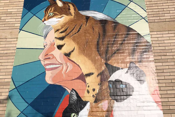 Muurschildering in Halle-Vilvoorde