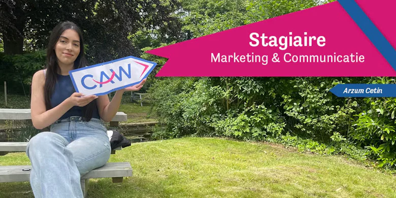 stagiaire Arzum Cetin, student Marketing & Communicatie