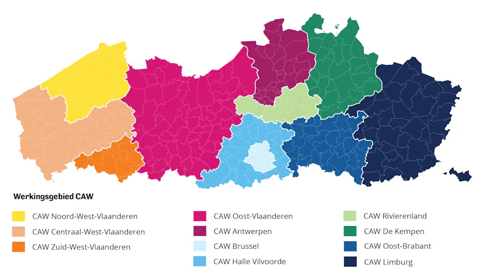 Organisatie | CAW voor professionals