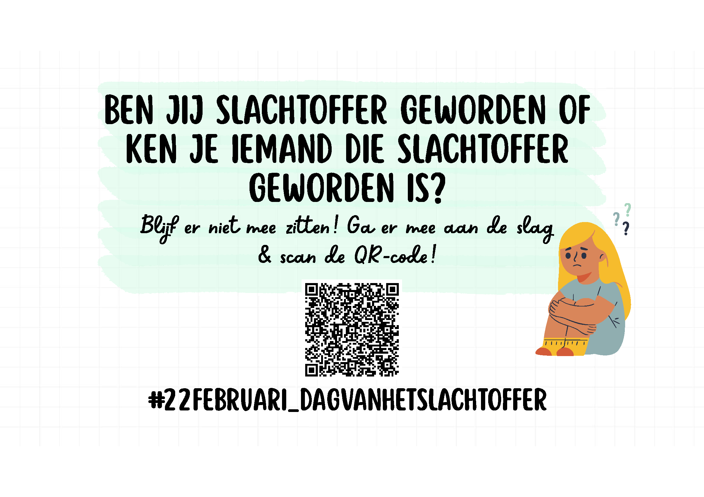 Affiche Dag van het Slachtoffer Limburg