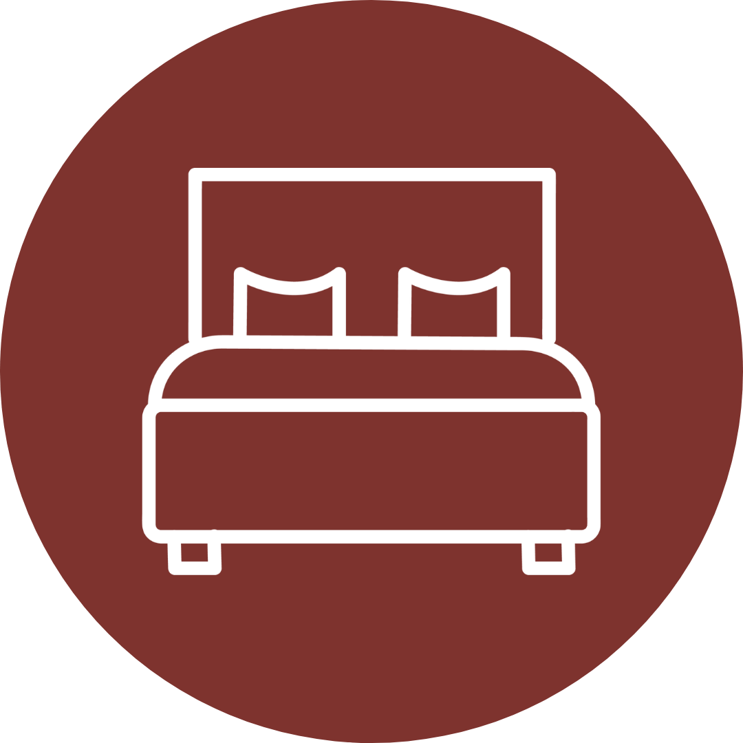 Icoon dubbel bed Hotel O'mer