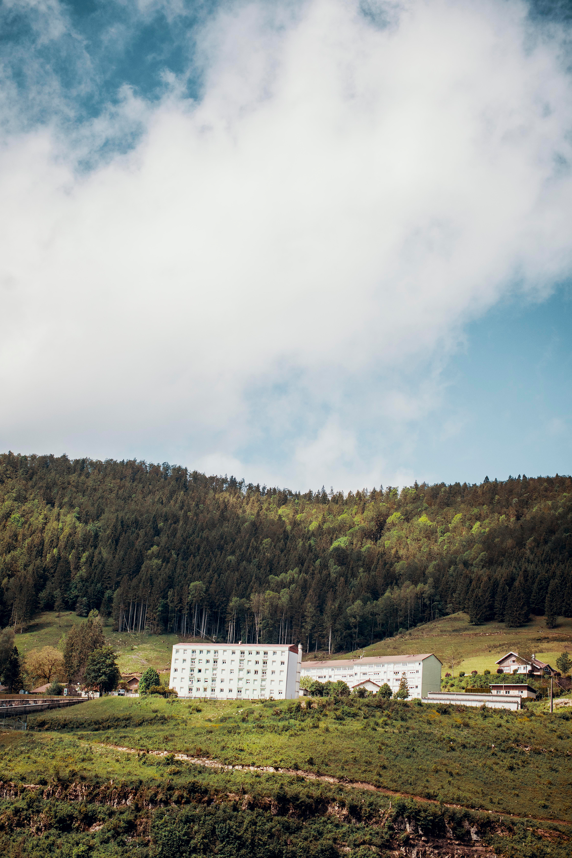 factory in the mountains