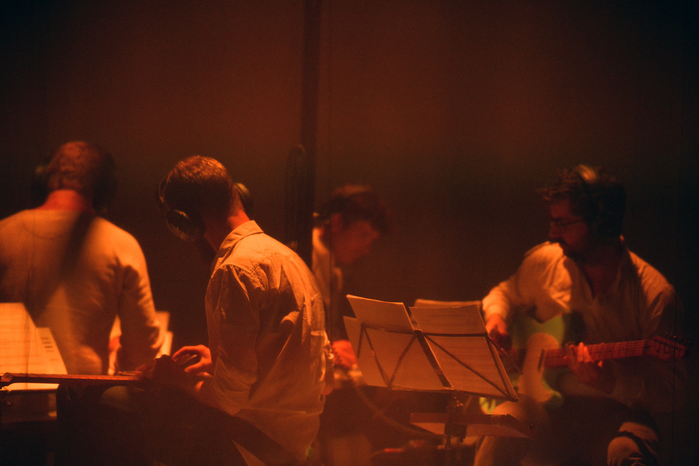 A group of musicians playing their instruments