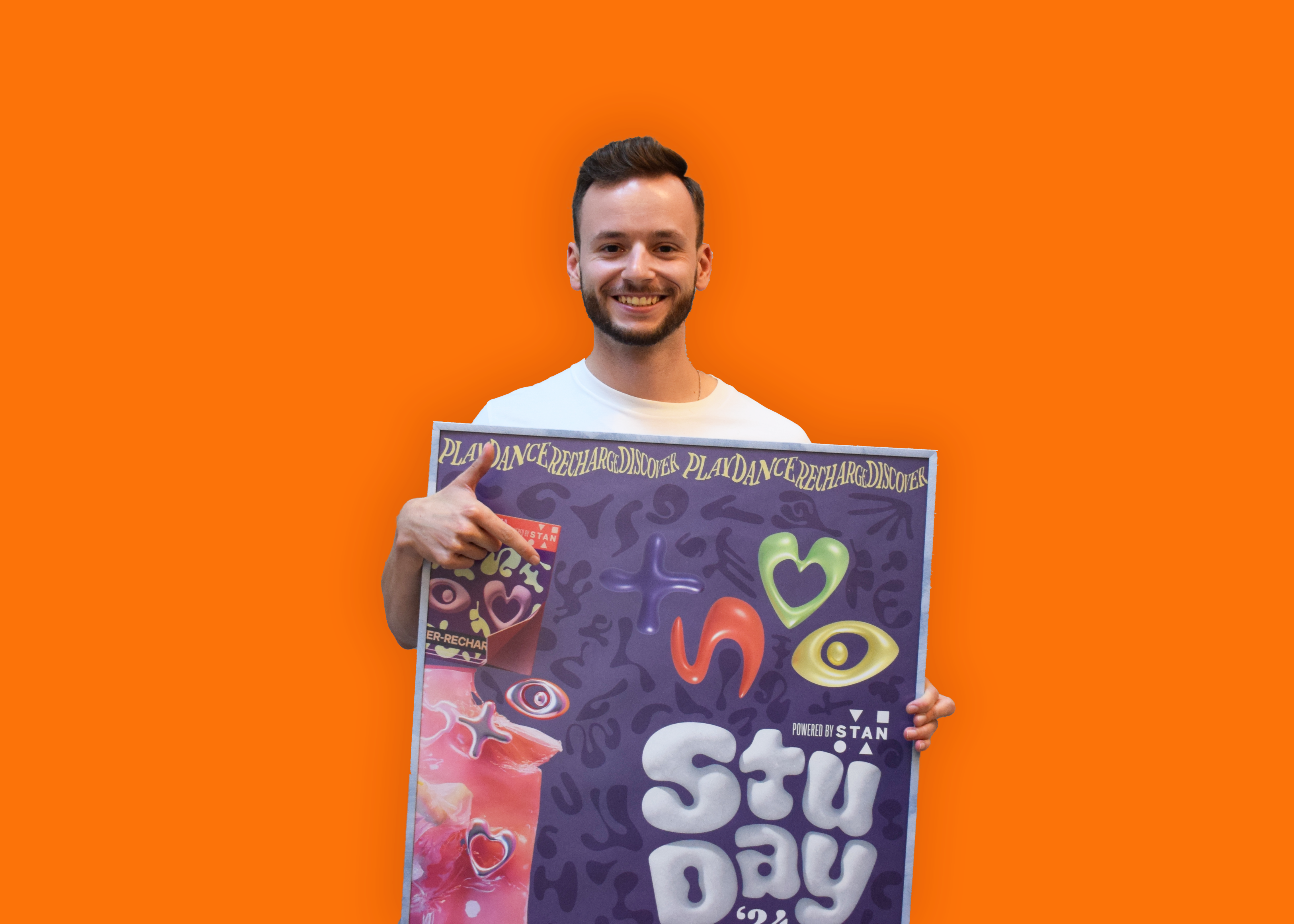 Vooraanzicht van vaste medewerker Matthias