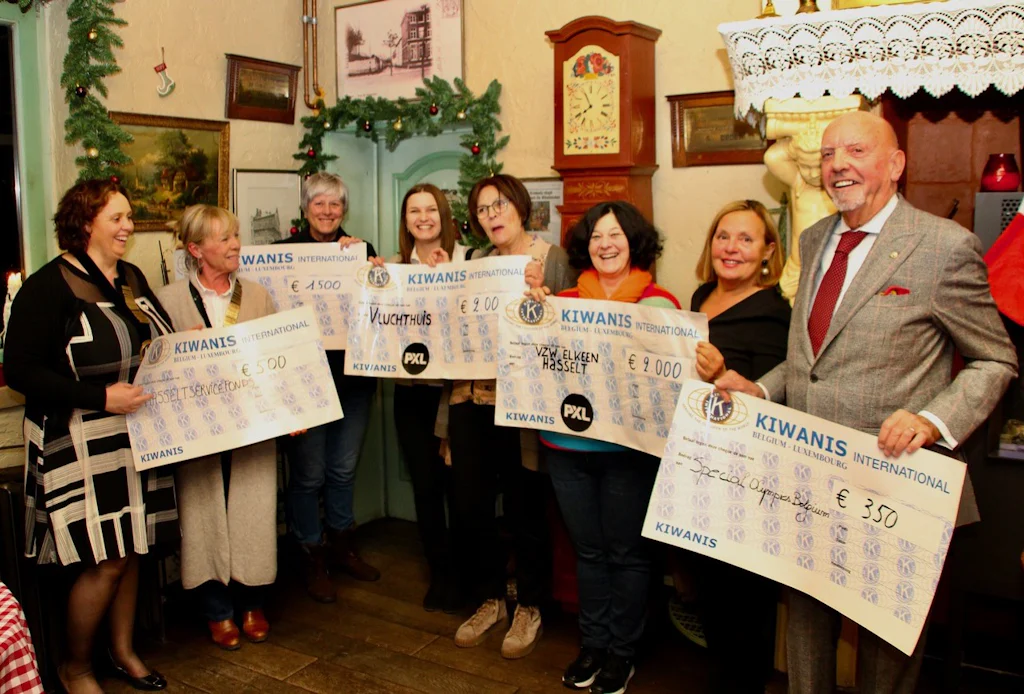 Sfeerbeeld uitreiking cheques in 2022